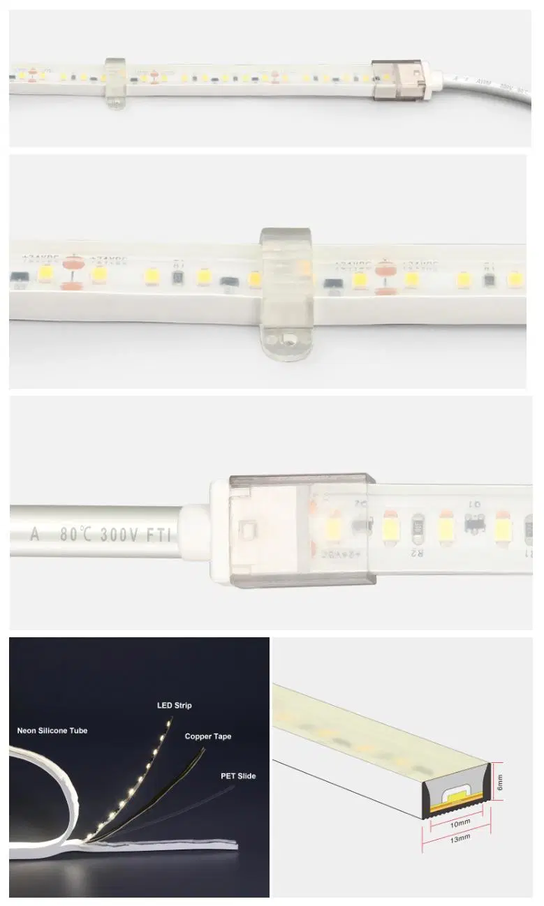 High Voltage Brightness Tape IP67 Waterproof SMD 2835 LED Strip Lights