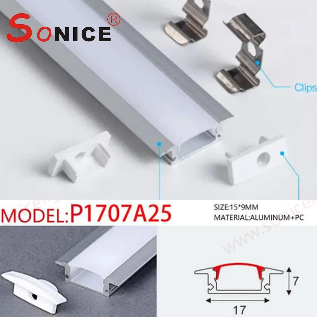 P1707 Recessed LED Aluminum Profile Cabinet Linear Light