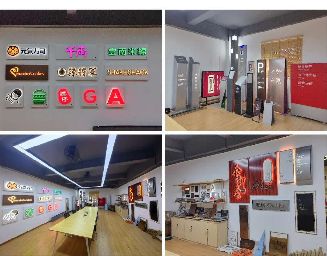 Removable Directional Advertising Sign Board LED Light Box