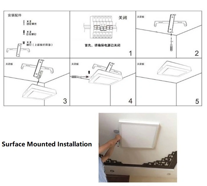 China Factory New ERP Standard 6060 LED Backlit Panel Light Flat LED Panel Ugr&lt;17