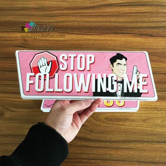 Customized High Quality UV Flatbed Digital Print Photo Booth Signs, one side or double sided print, Die Cut Shape as your design, photobooth props