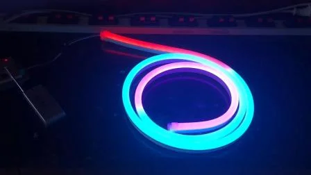 LED Neon Flex IP65 Christmas Decoration Outdoor Lighting Anti UV RGB Tape LED Tube Mains Strip Neon Rope Flex Strip Light